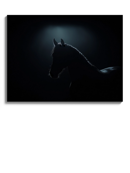 Друкована Картина "Обрис коня"