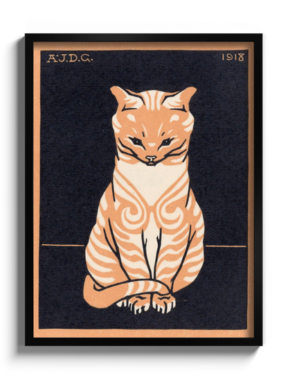 Друк Картина "Кіт Сидить"