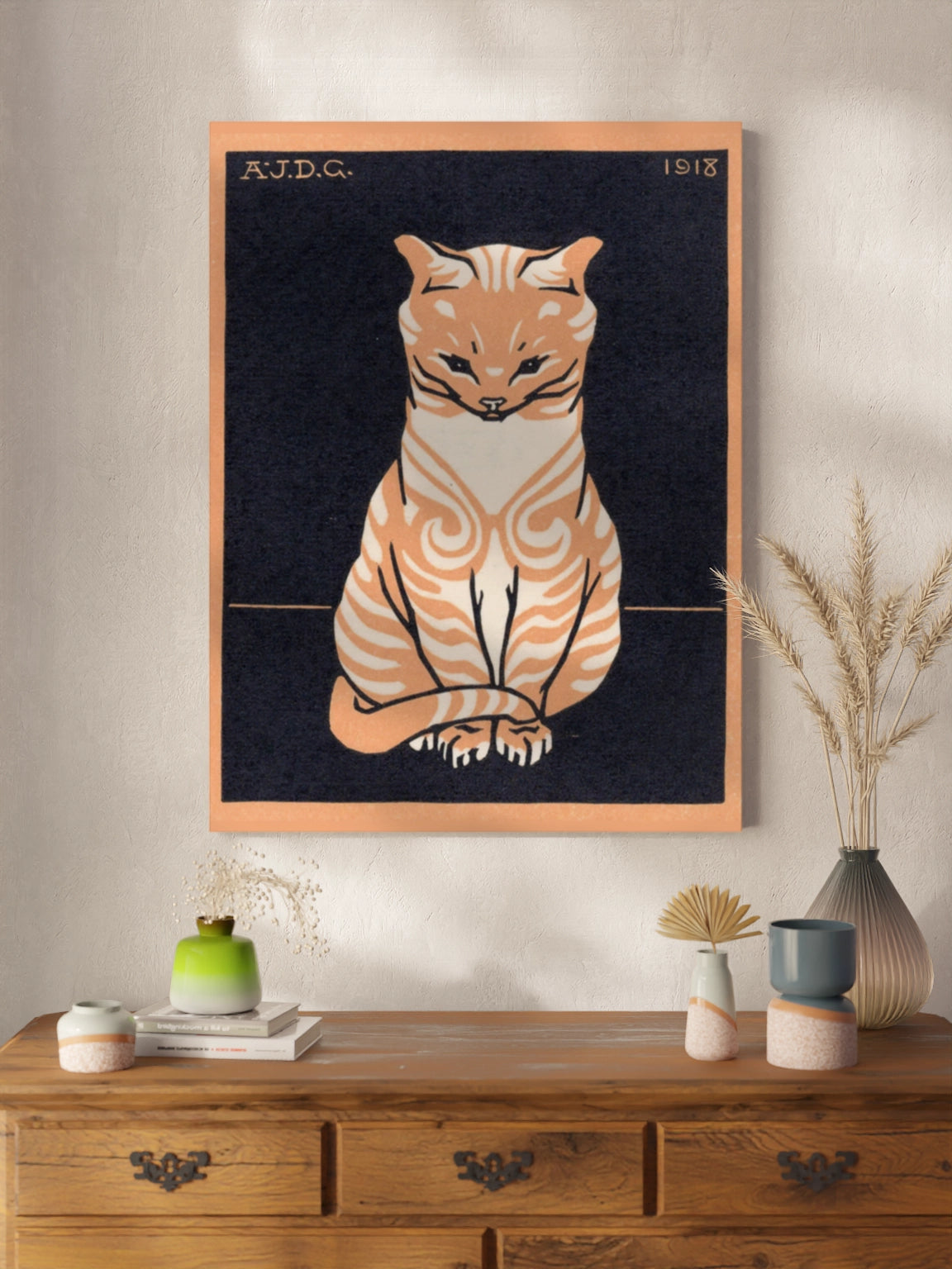 Друк Картина "Кіт Сидить"