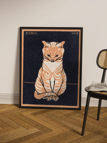 Друк Картина "Кіт Сидить"