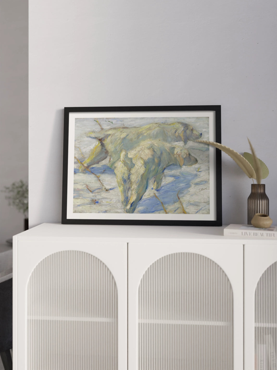 Друк Картина "Собаки на снігу"