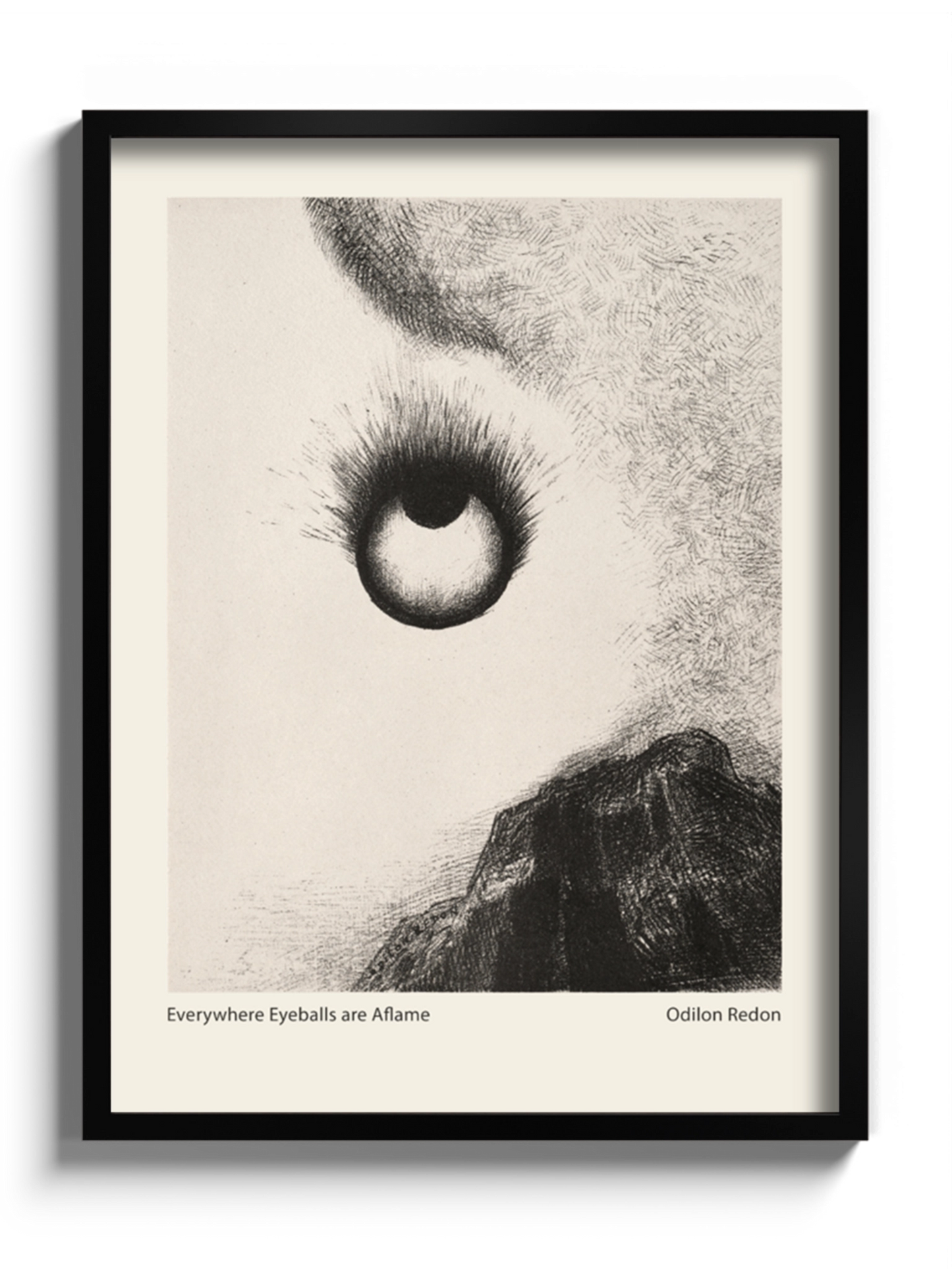 Картина "Всюди очні яблука у вогні"