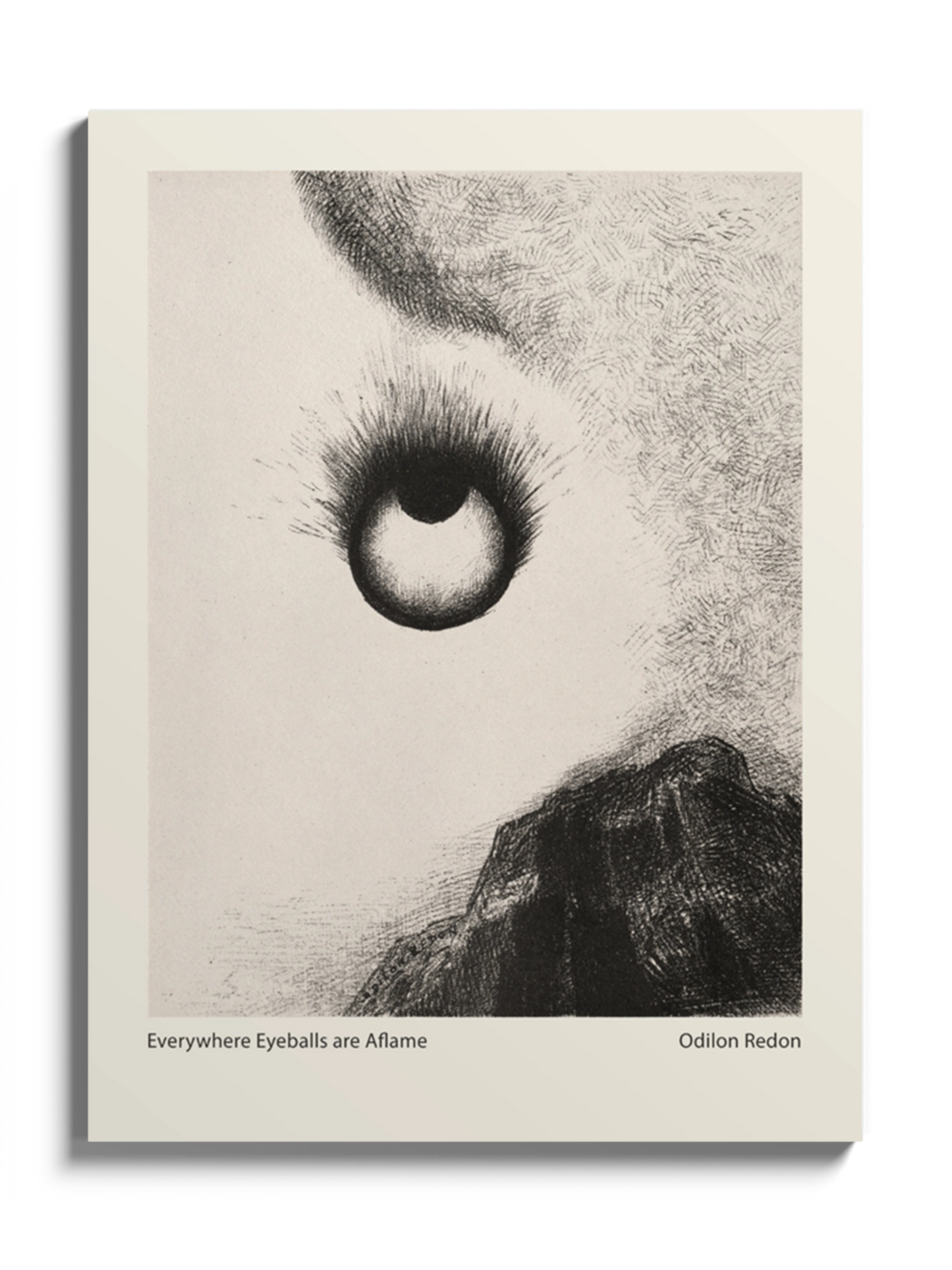 Картина "Всюди очні яблука у вогні"