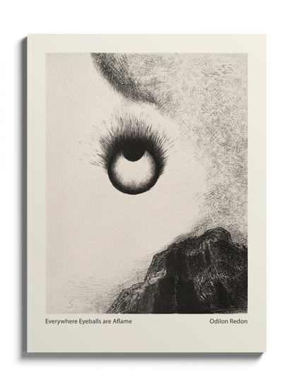 Картина "Всюди очні яблука у вогні"