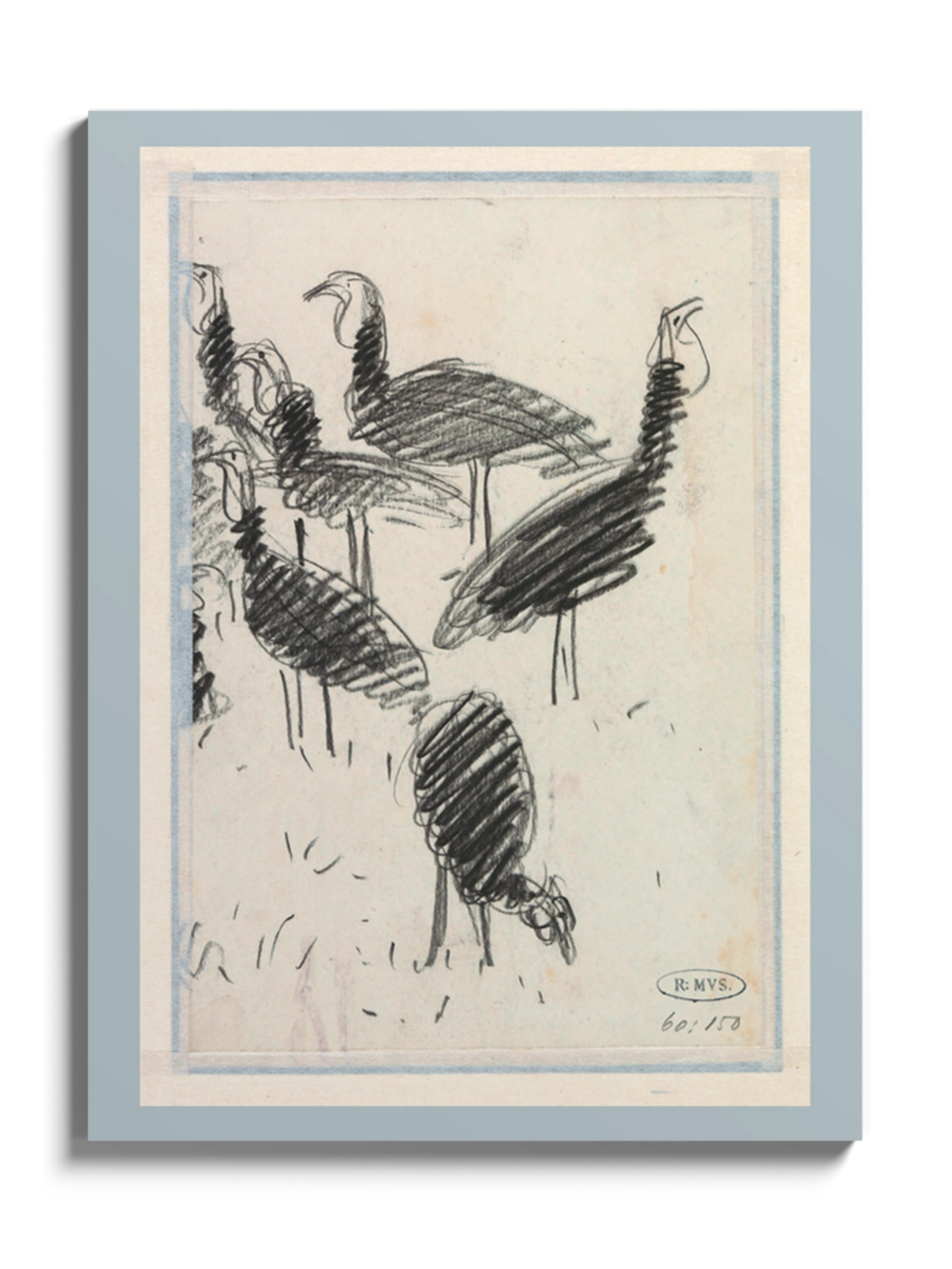 Друк Картина "Шість птахів"