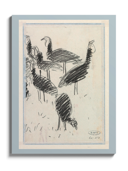 Друк Картина "Шість птахів"