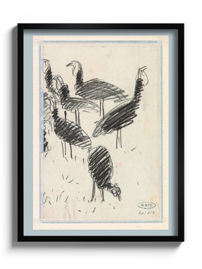 Друк Картина "Шість птахів"