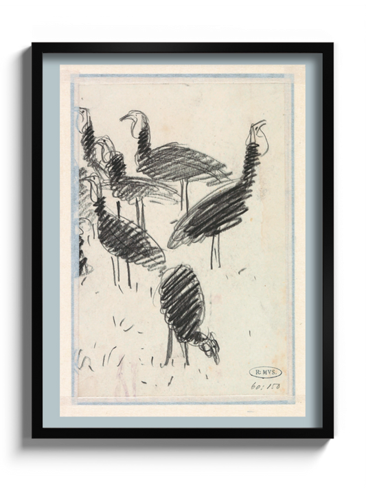 Друк Картина "Шість птахів"