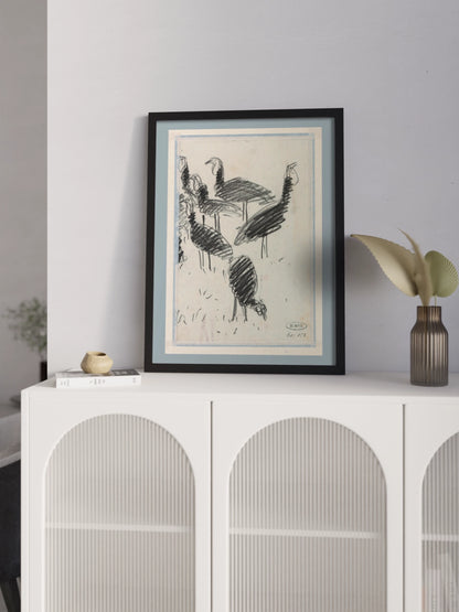 Друк Картина "Шість птахів"