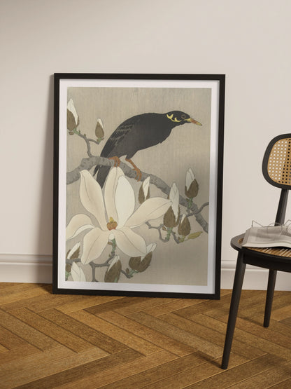 Друк Картина "Майна на гілці магнолії"