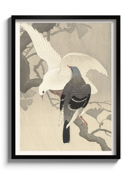 Друк Картина "Два Голуба на Гілці"