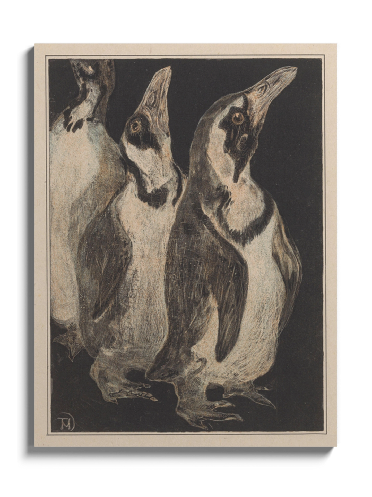 Друк Картина "Три пінгвіни"