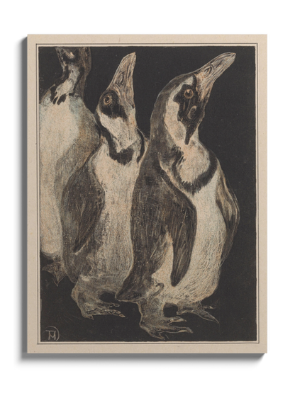 Друк Картина "Три пінгвіни"