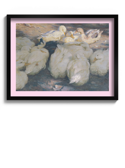 Друк Картина з качками "У вечірньому сонці"