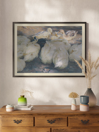 Друк Картина з качками "У вечірньому сонці"
