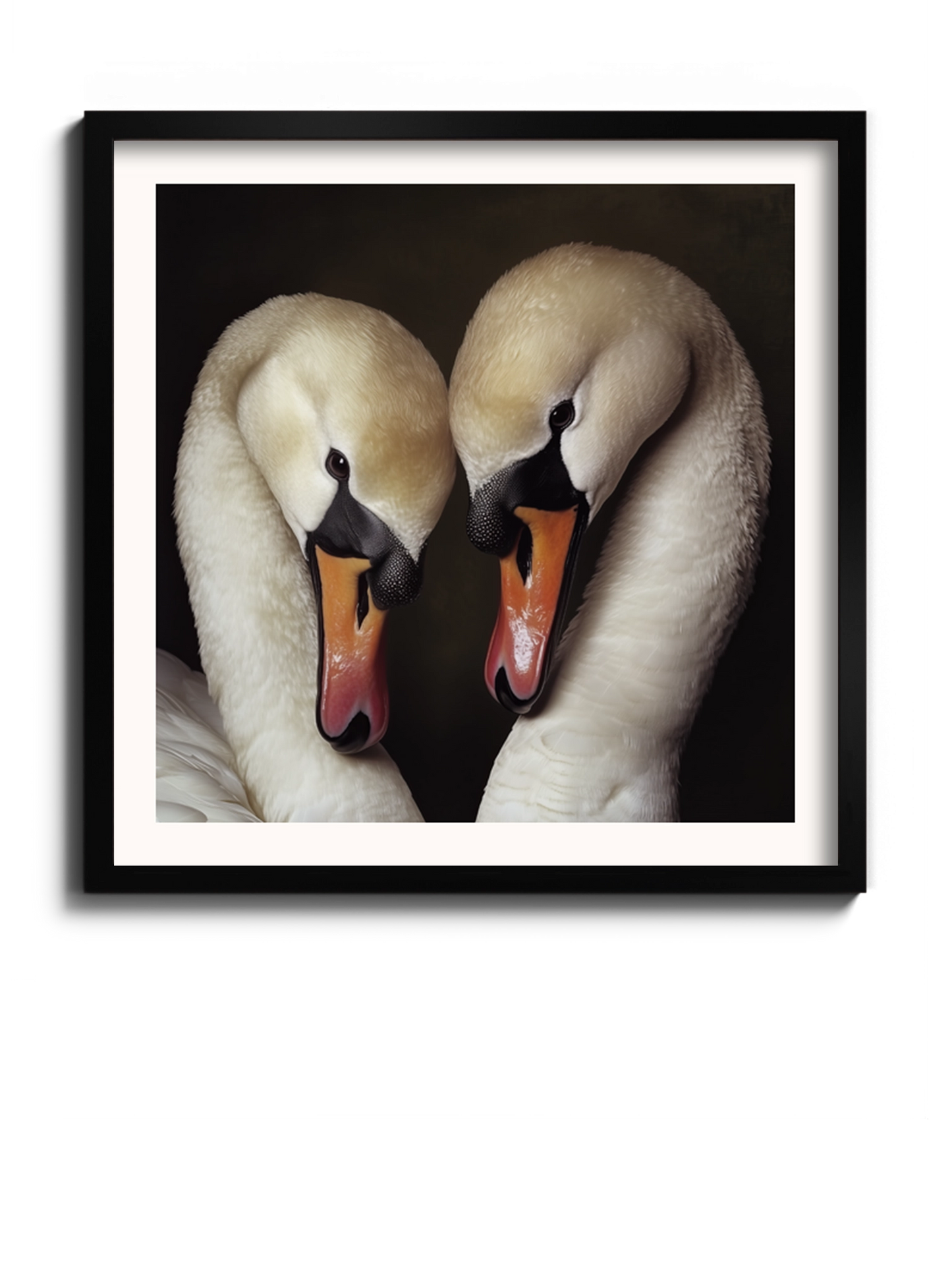 Картина Друк "Пара лебедів"