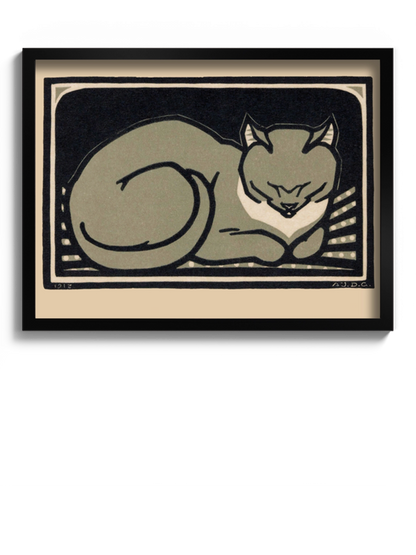 Друк Картина "Спляча кицька"