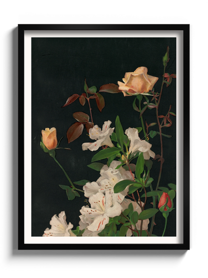 Друкована Картина "Азалії та троянди"