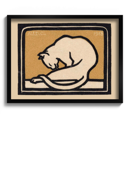 Друк Картина "Кішка вмивається"