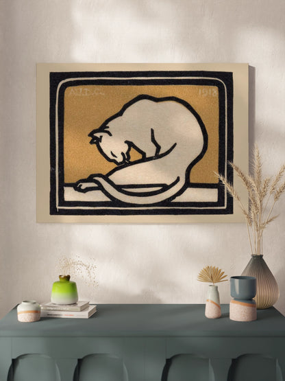 Друк Картина "Кішка вмивається"