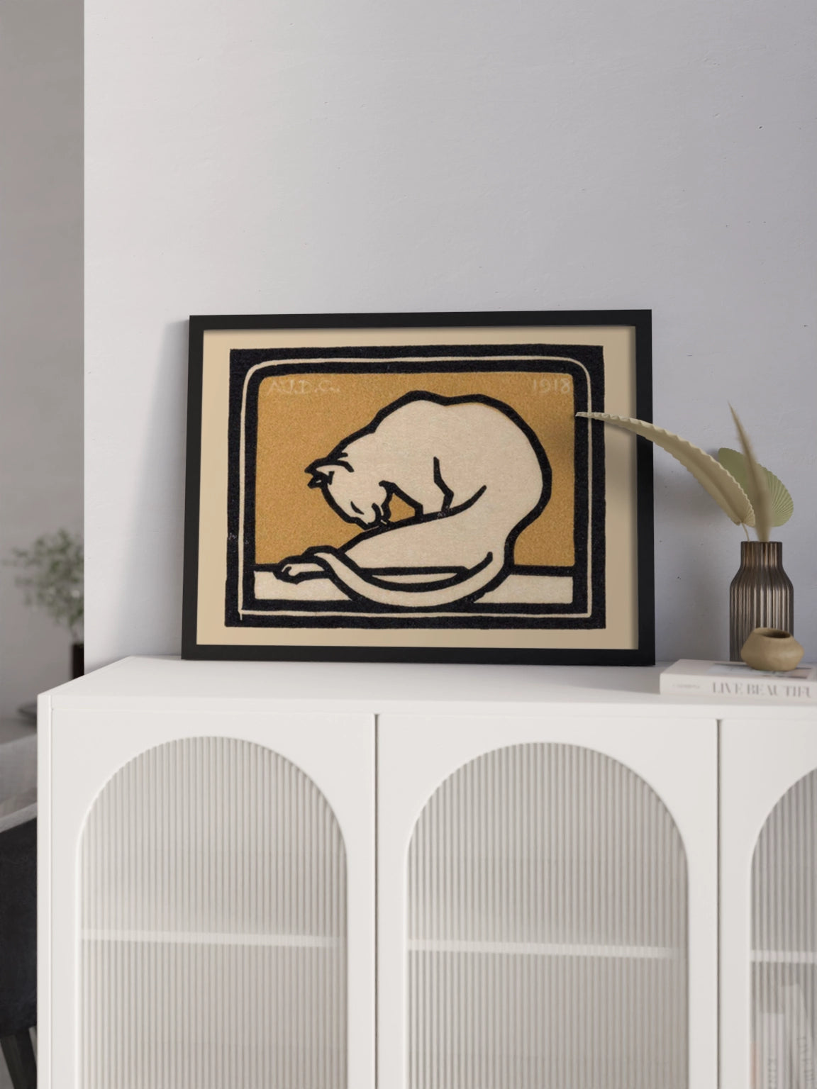 Друк Картина "Кішка вмивається"