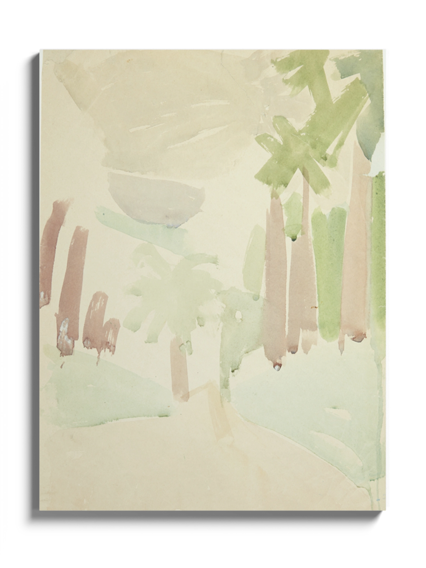 Друкована Картина "Пейзаж із пальмами"