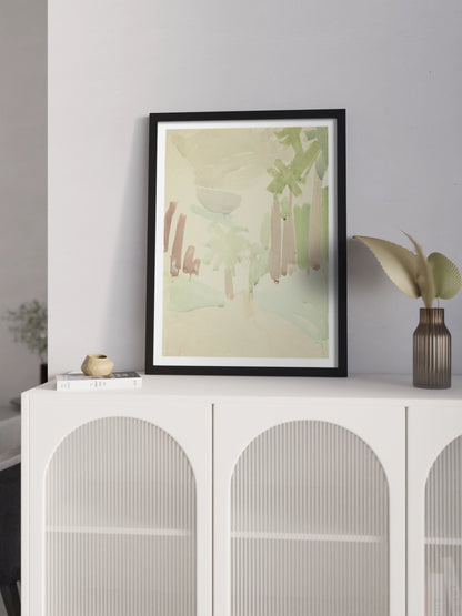 Друкована Картина "Пейзаж із пальмами"