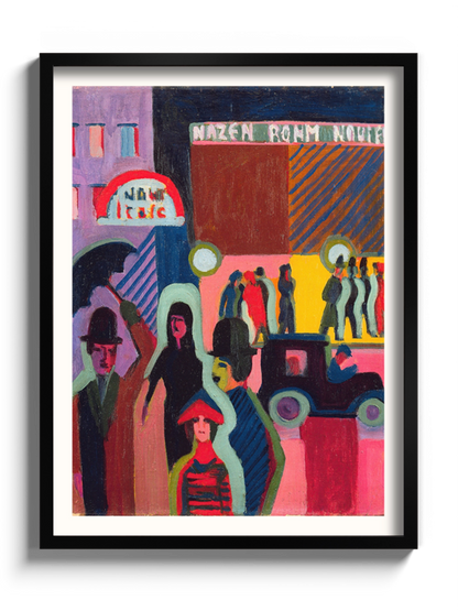 Друкована Картина "Покупки під дощем"