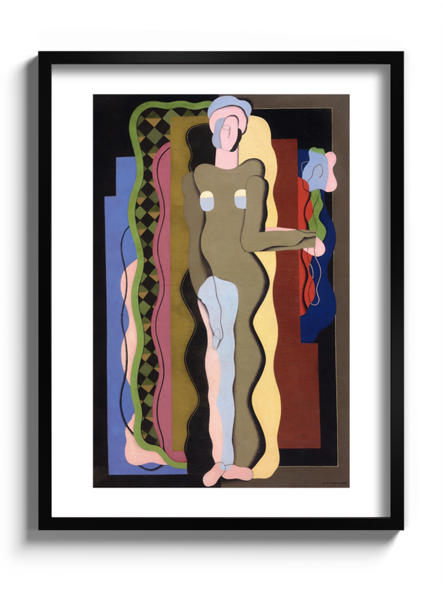 Картина "Nude with a flower"