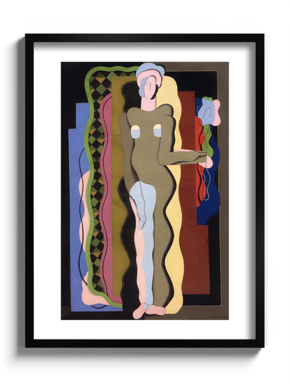 Картина "Nude with a flower"