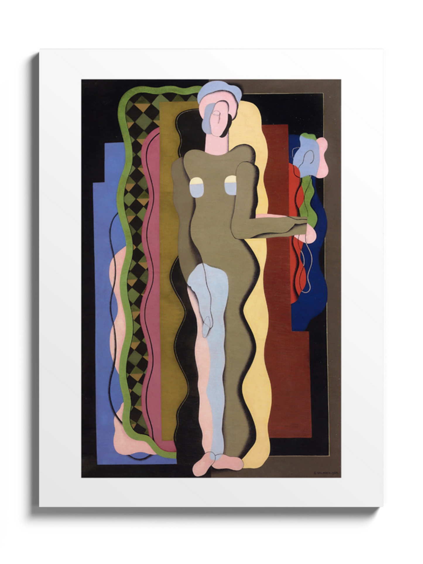 Картина "Nude with a flower"