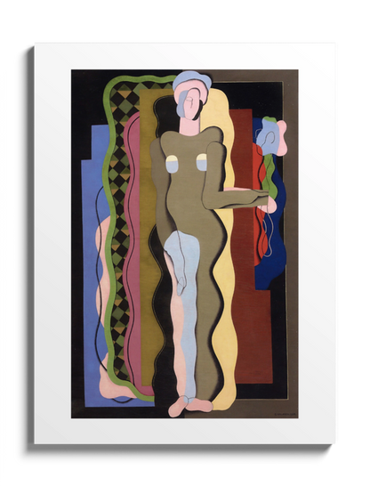 Картина "Nude with a flower"