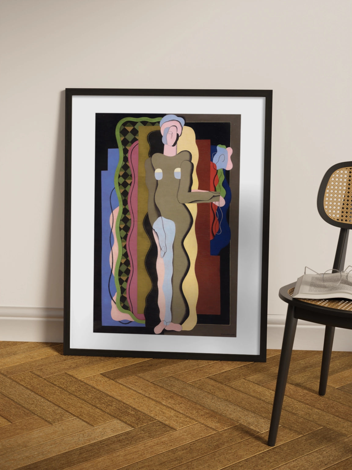 Картина "Nude with a flower"