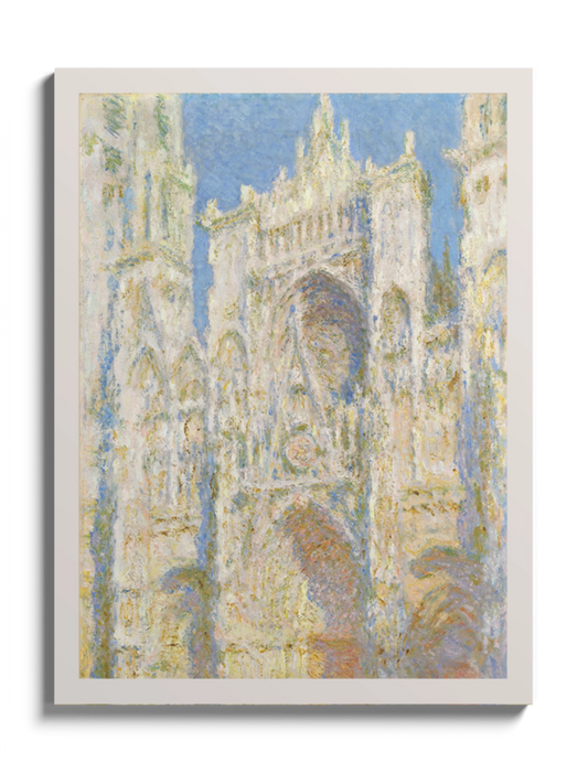 Друкована Картина "Руанський собор, західний фасад, сонячне світло"