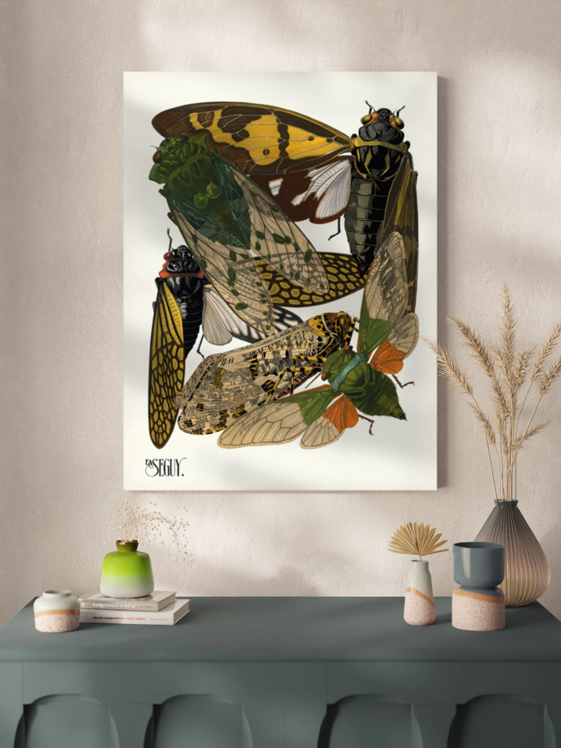 Друкована Картина "Комахи 4"