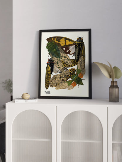 Друкована Картина "Комахи 4"