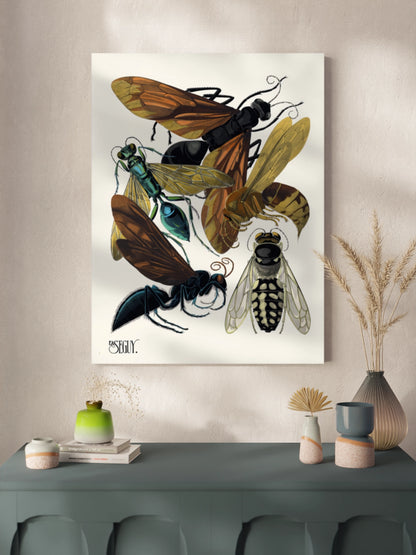 Друкована Картина "Комахи 8"