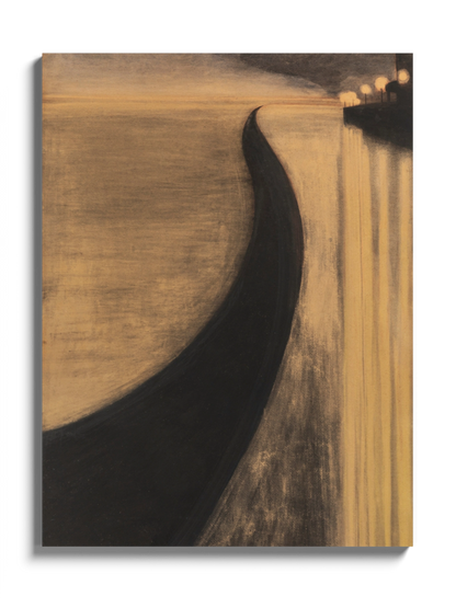 Друкована Картина пейзаж "Набережна та вогні Остенде"