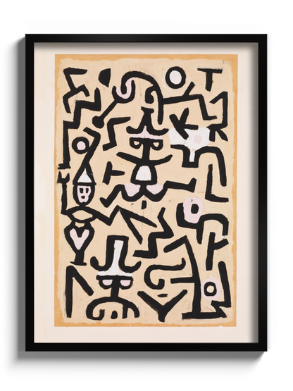 Картина"Comedians' Handbill" абстракція