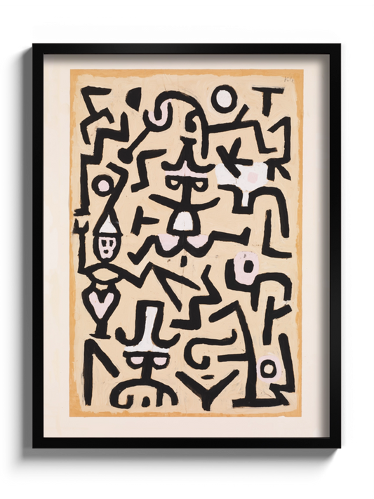 Картина"Comedians' Handbill" абстракція