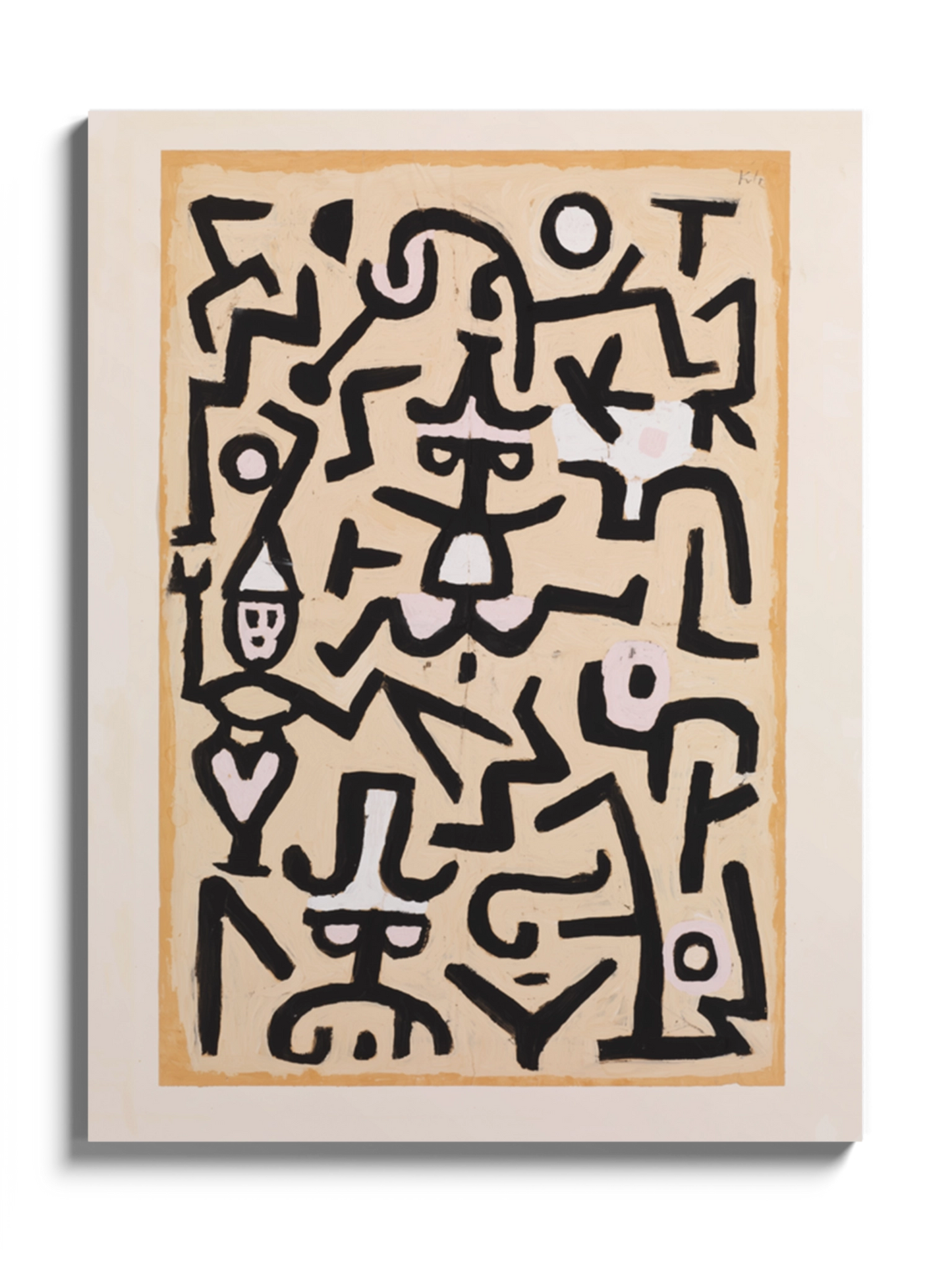 Картина"Comedians' Handbill" абстракція