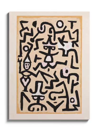 Картина"Comedians' Handbill" абстракція