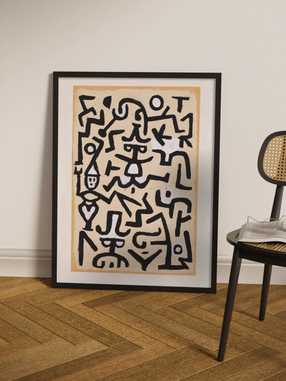 Картина"Comedians' Handbill" абстракція