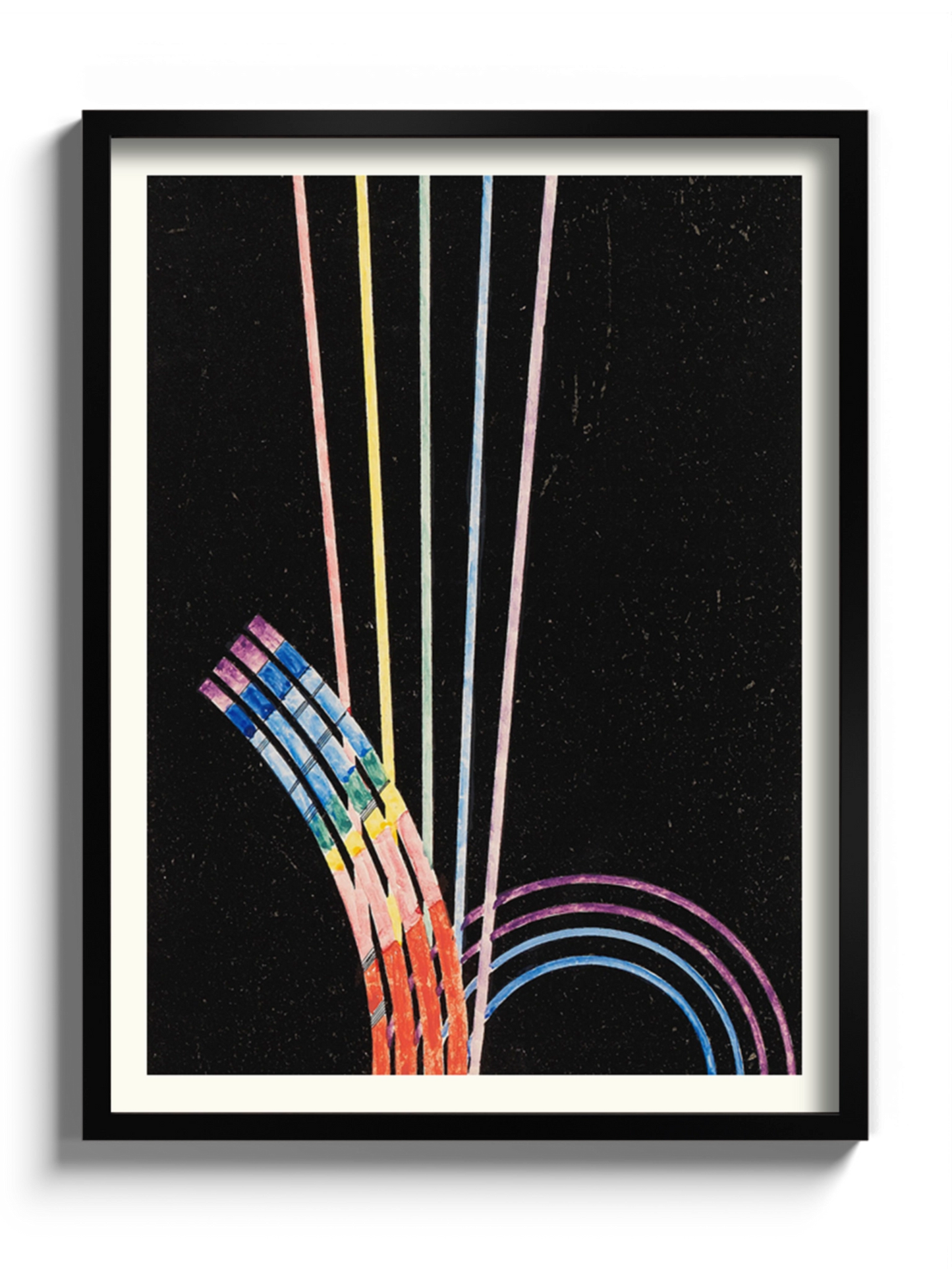 Друкована Картина абстракція "Музика схожа на живопис"