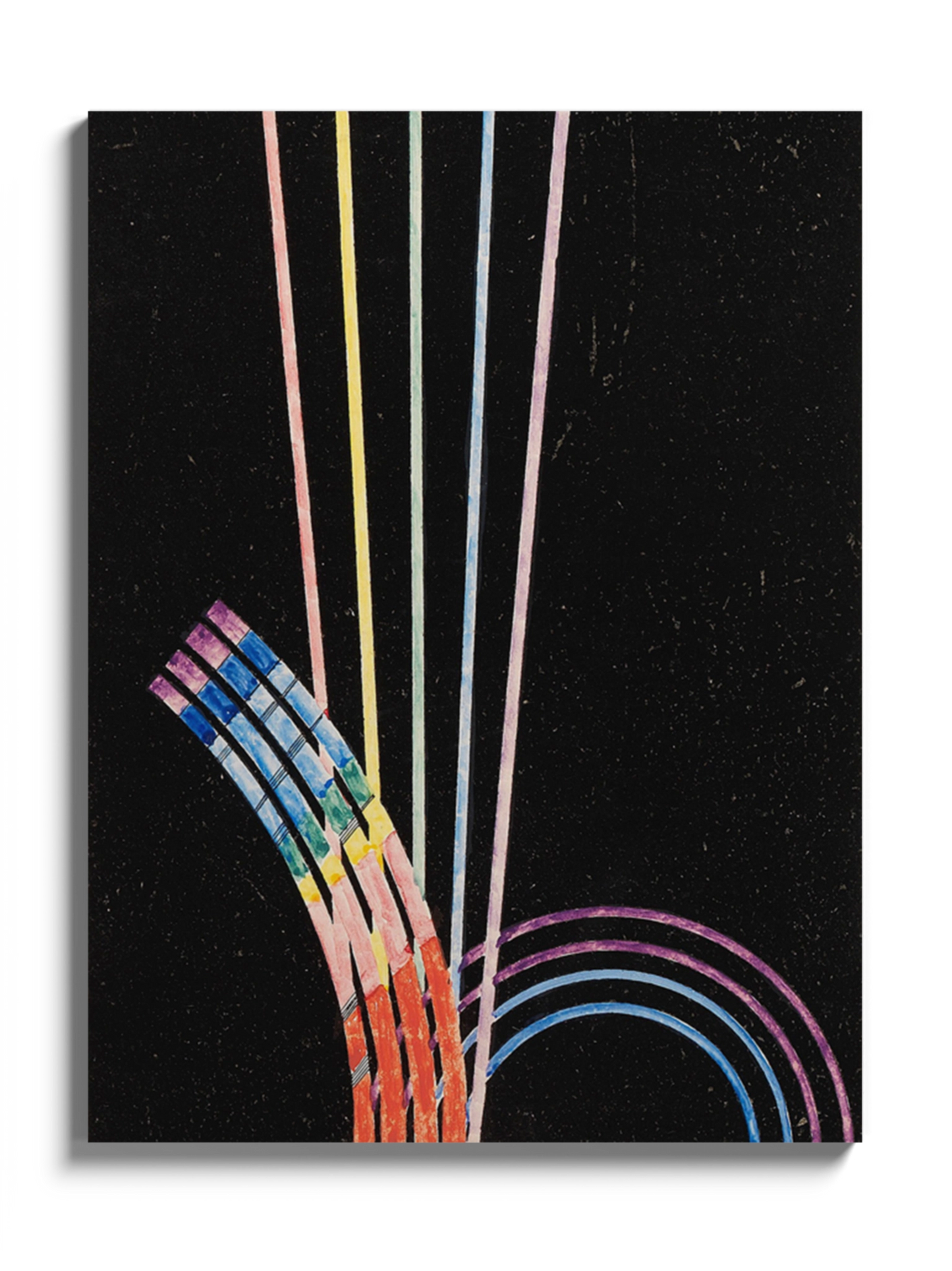 Друкована Картина абстракція "Музика схожа на живопис"