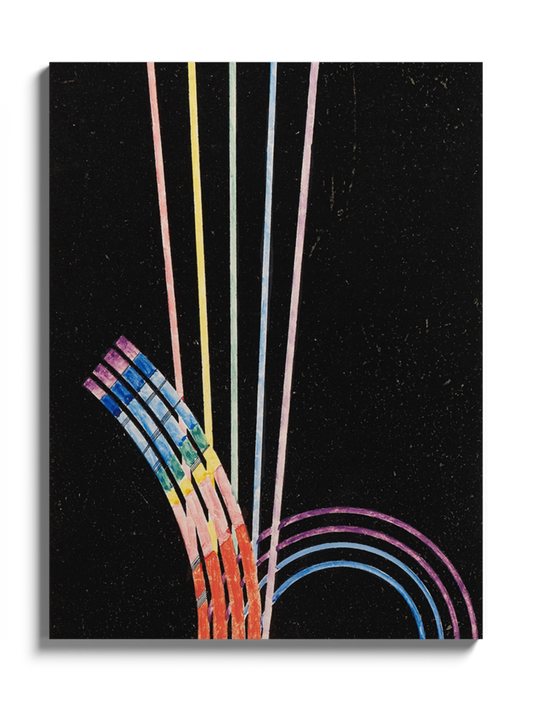 Друкована Картина абстракція "Музика схожа на живопис"