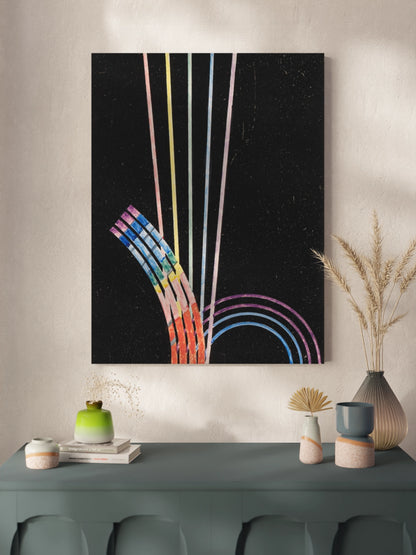 Друкована Картина абстракція "Музика схожа на живопис"