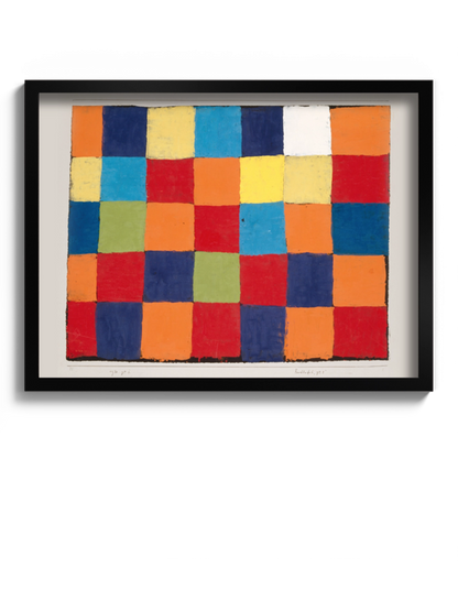 Друкована Картина абстракція "Колірна діаграма Qu 1"