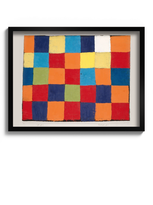 Друкована Картина абстракція "Колірна діаграма Qu 1"