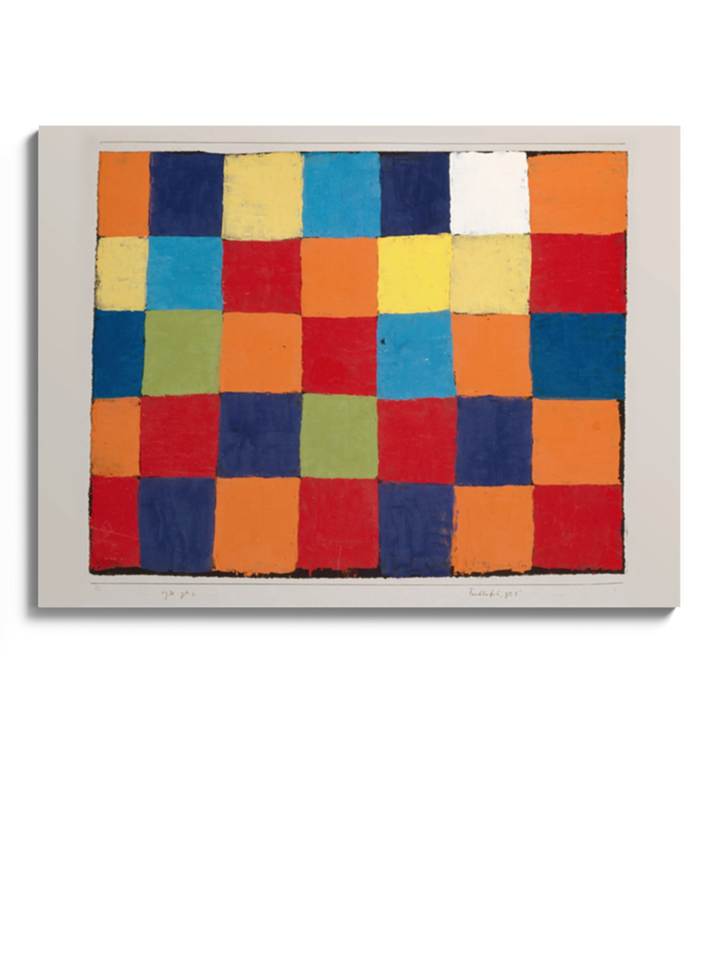 Друкована Картина абстракція "Колірна діаграма Qu 1"